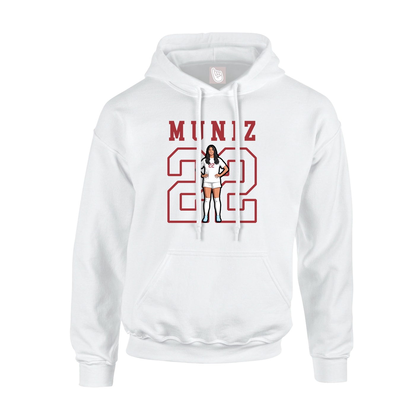 Youth Hoodie — Shirsey in White