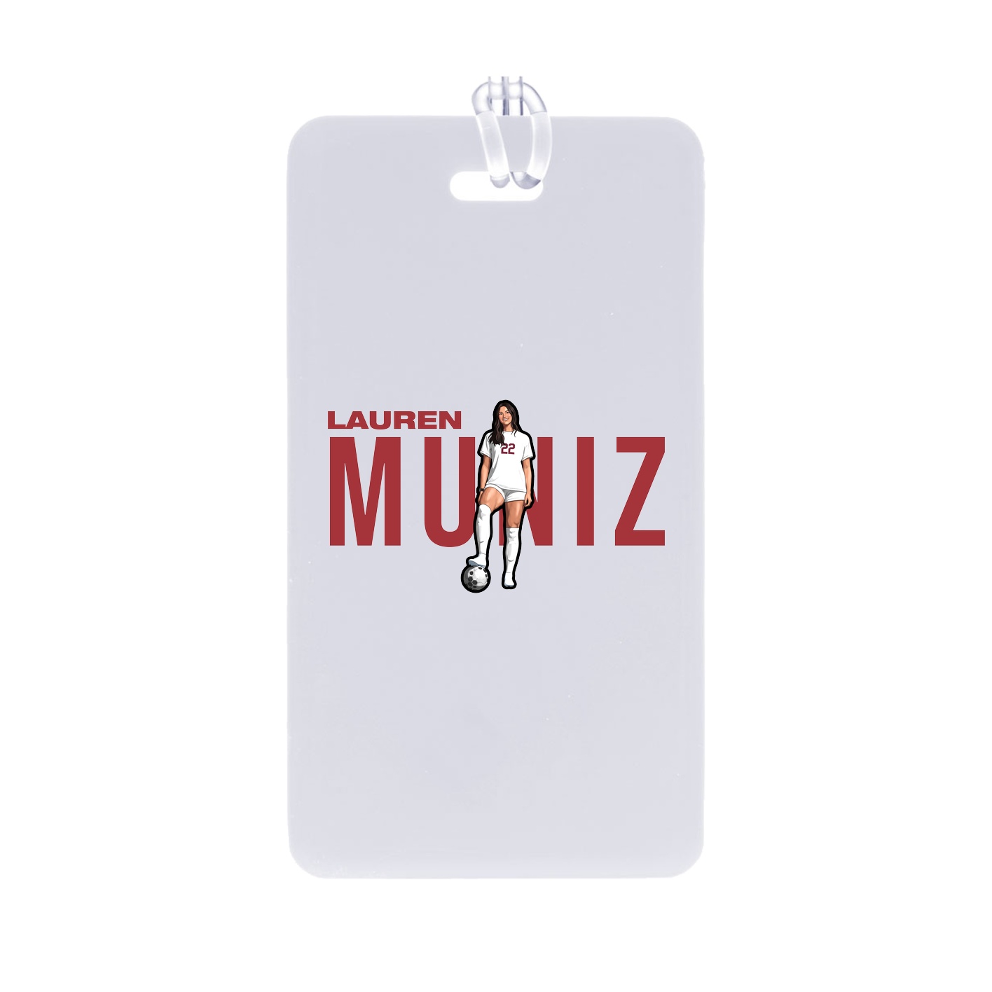 Bag Tag — Player Name in Classic