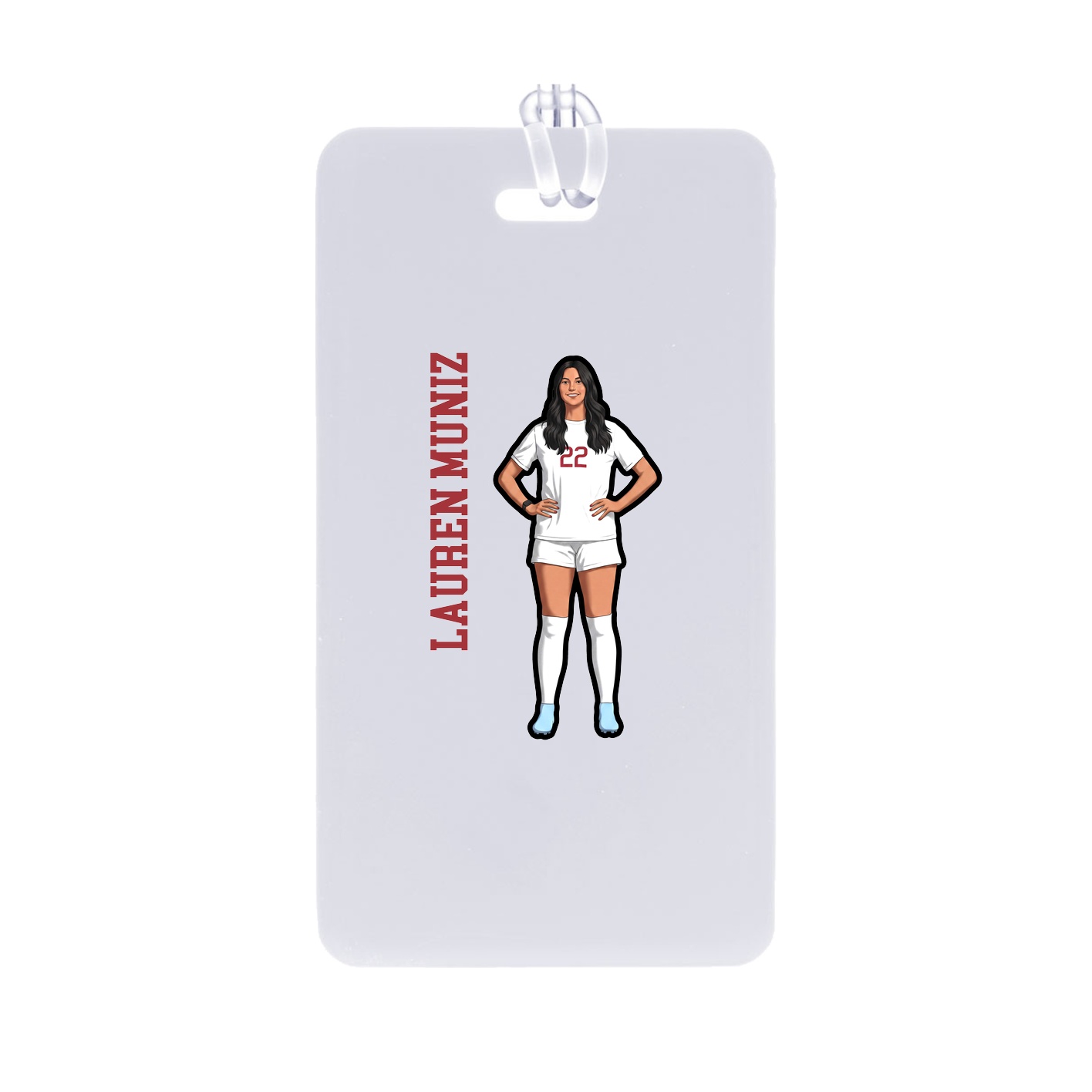 Bag Tag — Name Vertical in Classic