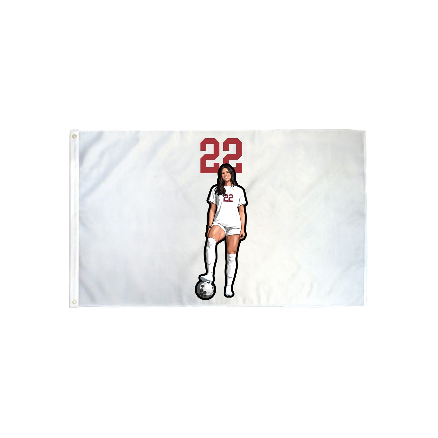 3x5 Flag — Number Top in Classic
