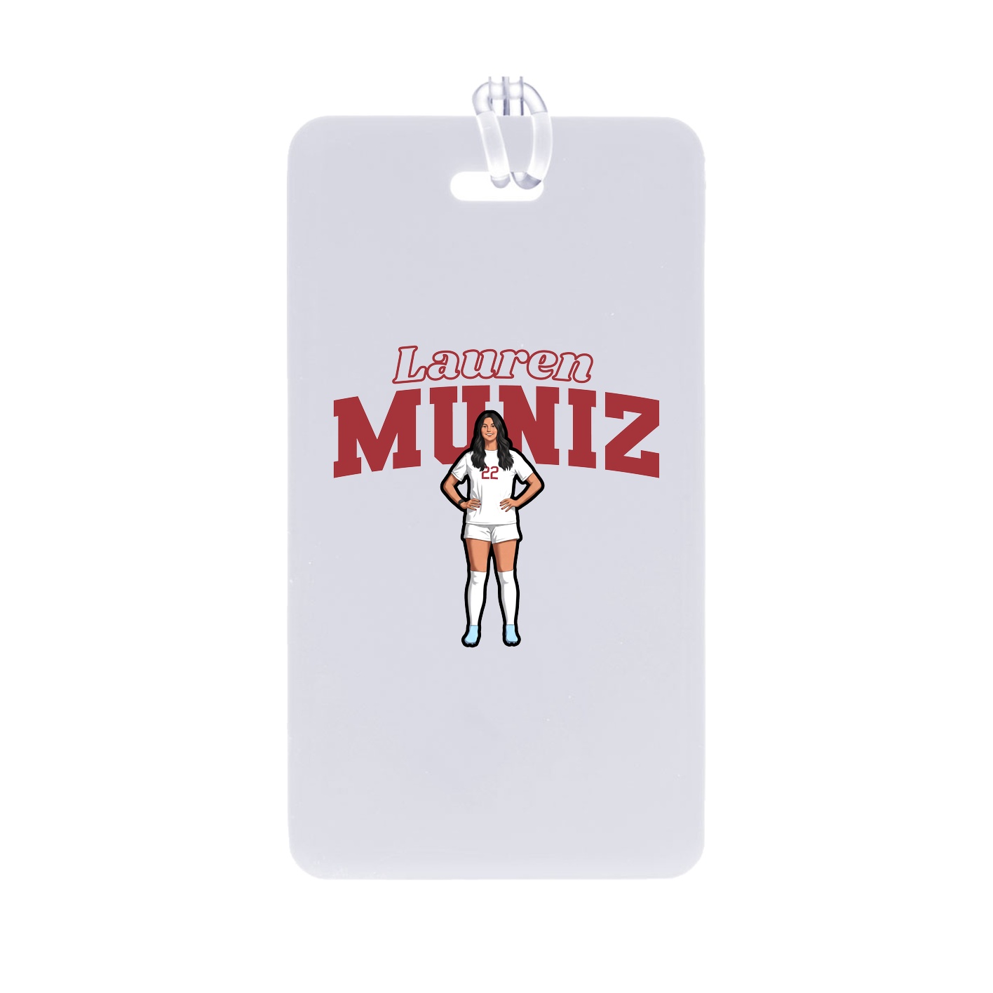 Bag Tag — Name Arch in Classic