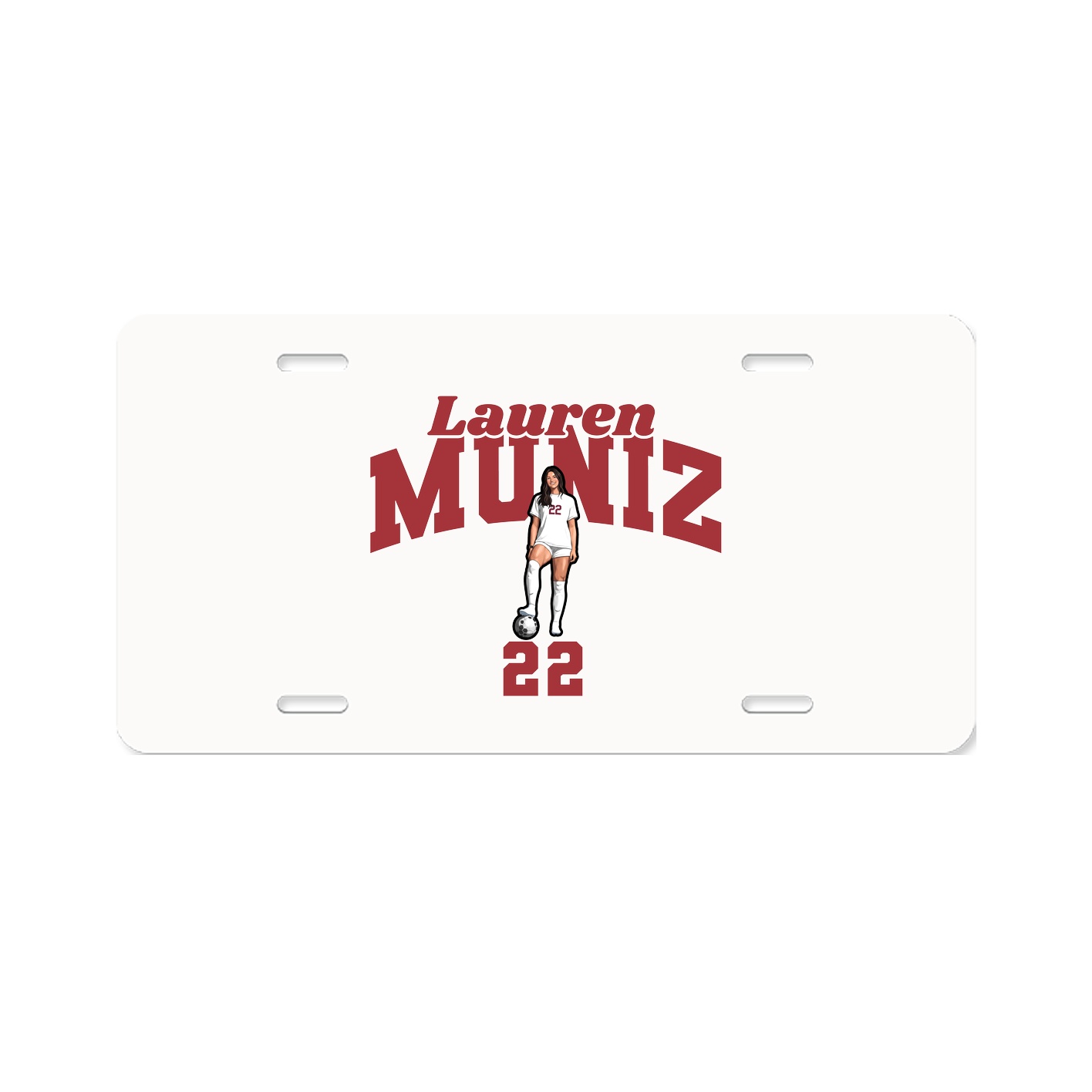 License Plate — Signature Arch in Classic