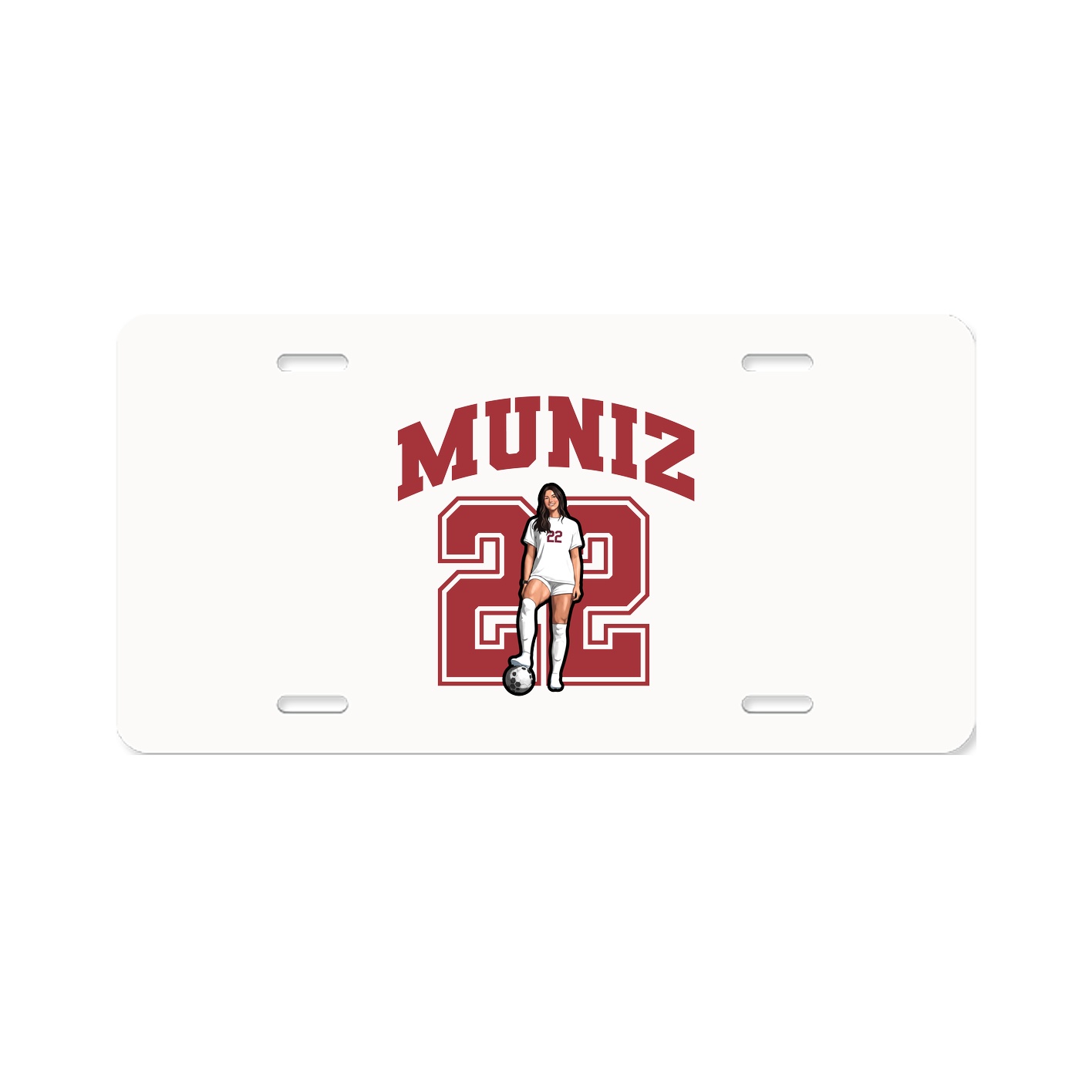 License Plate — Number in Classic
