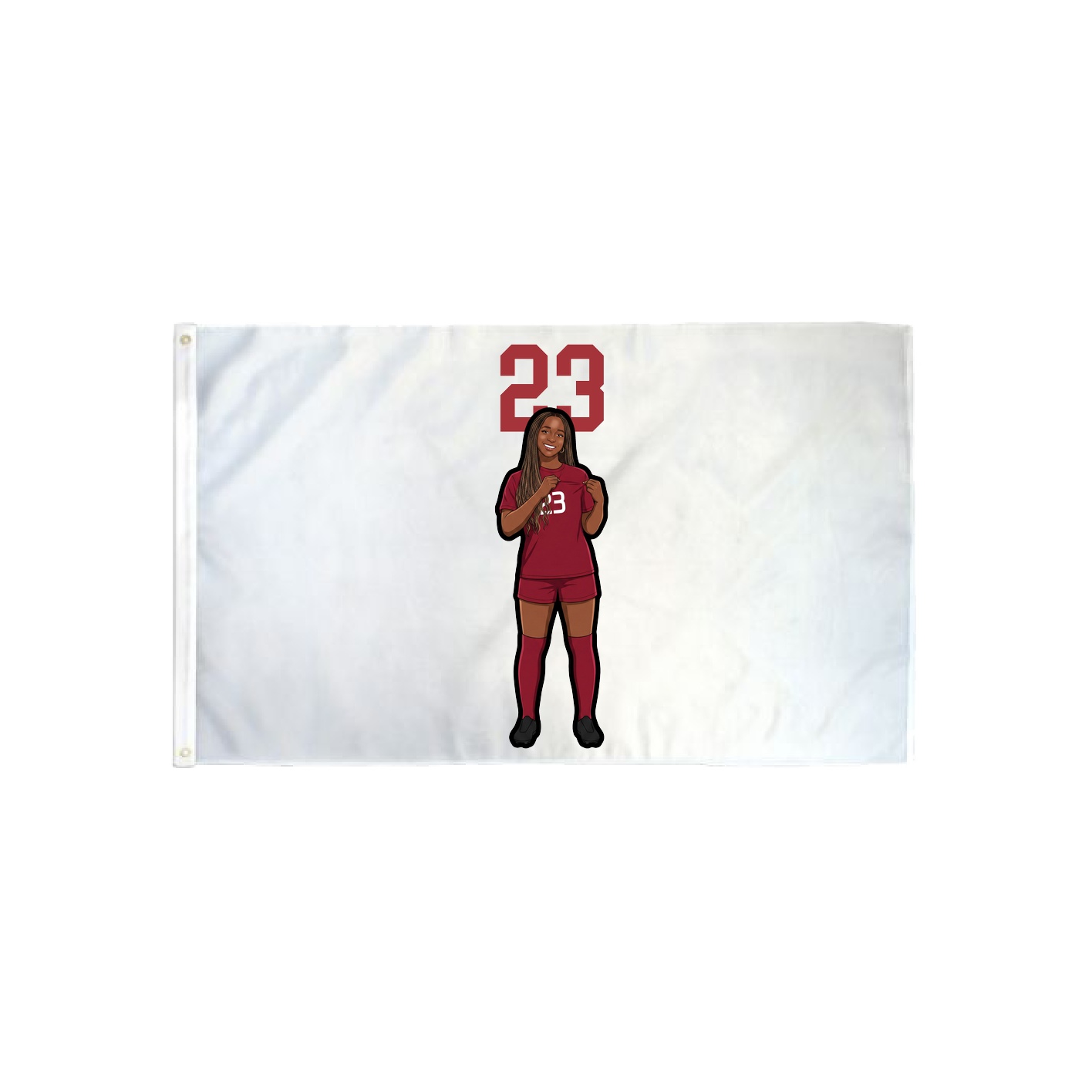 3x5 Flag — Number Top in Classic