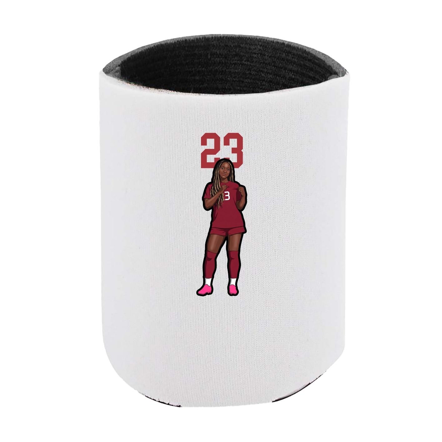 Can Holder — Number Top in White