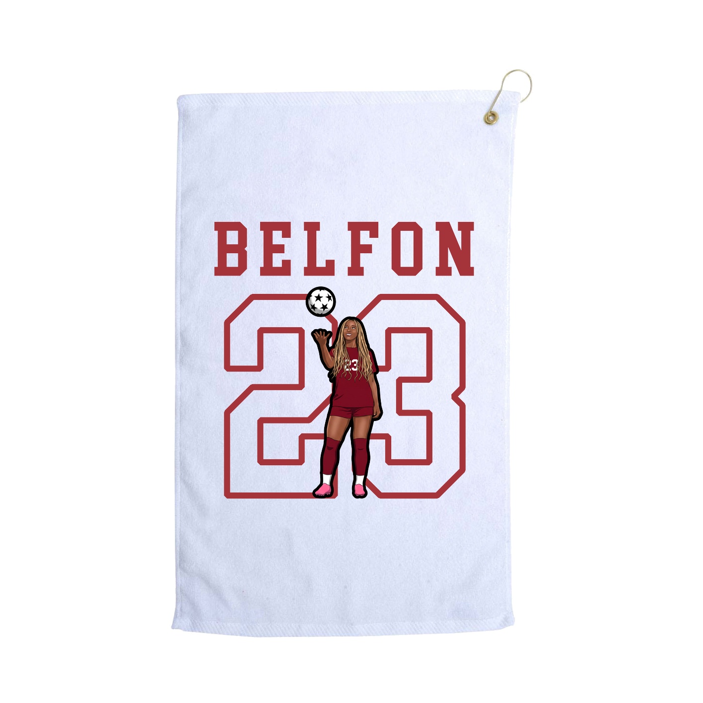 Golf Towel — Shirsey in White