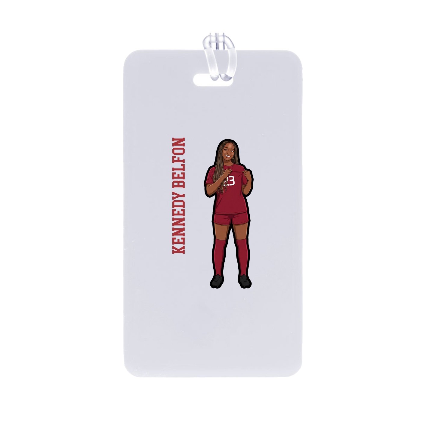 Bag Tag — Name Vertical in Classic