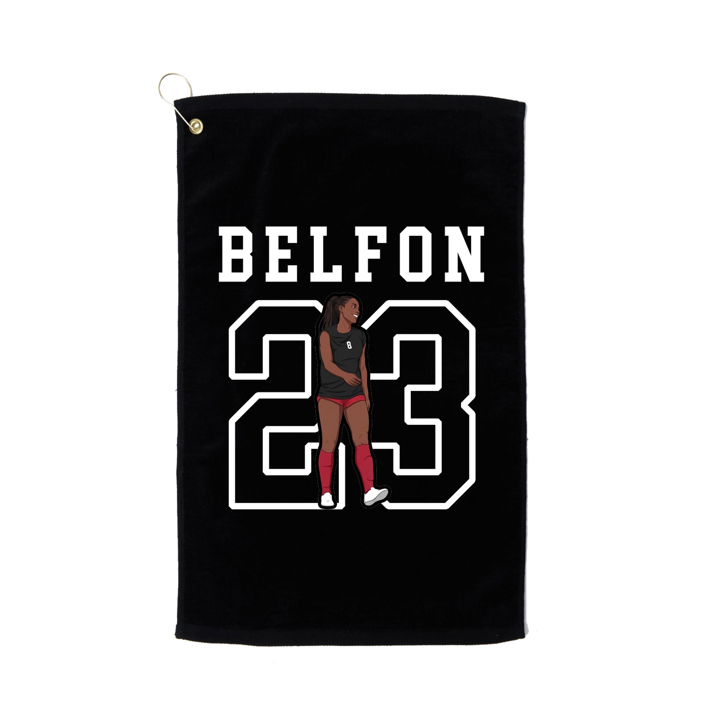 Golf Towel — Shirsey in Black