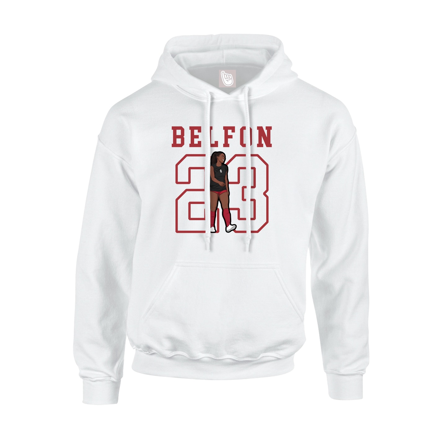 Youth Hoodie — Shirsey in White