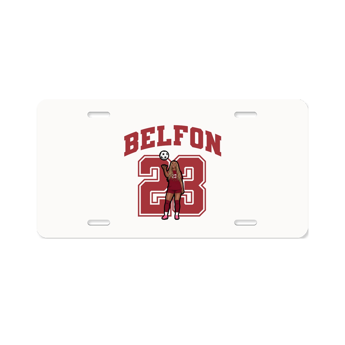 License Plate — Number in Classic