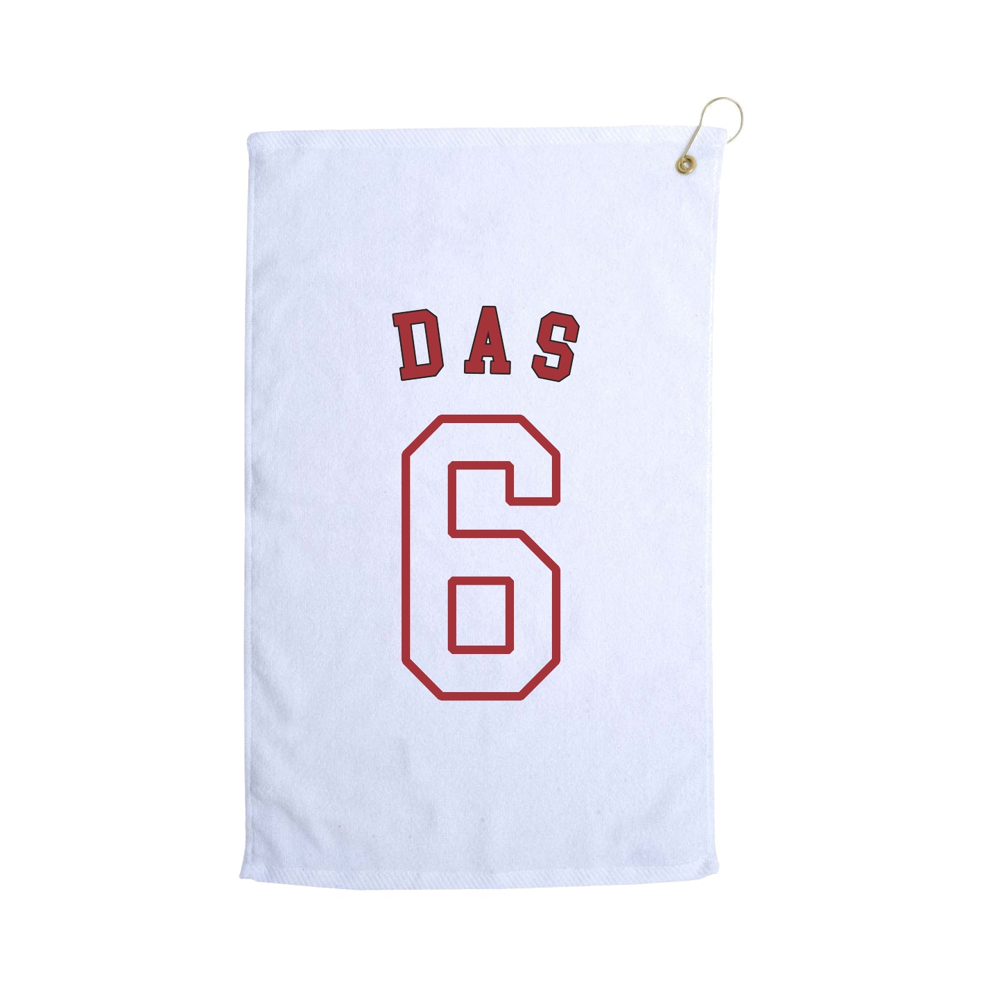 Golf Towel — Shirsey Arch in White