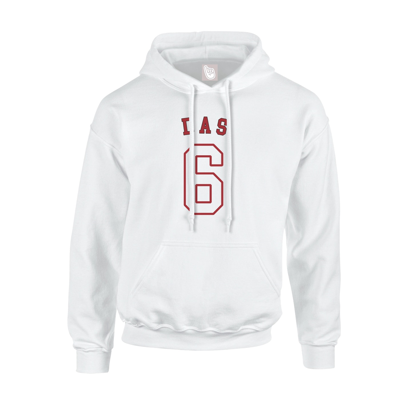 Youth Hoodie — Shirsey Arch in White