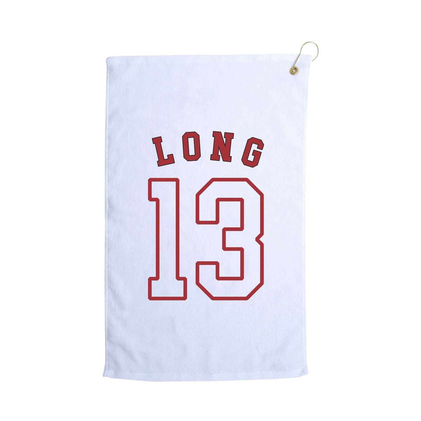 Golf Towel — Shirsey Arch in White