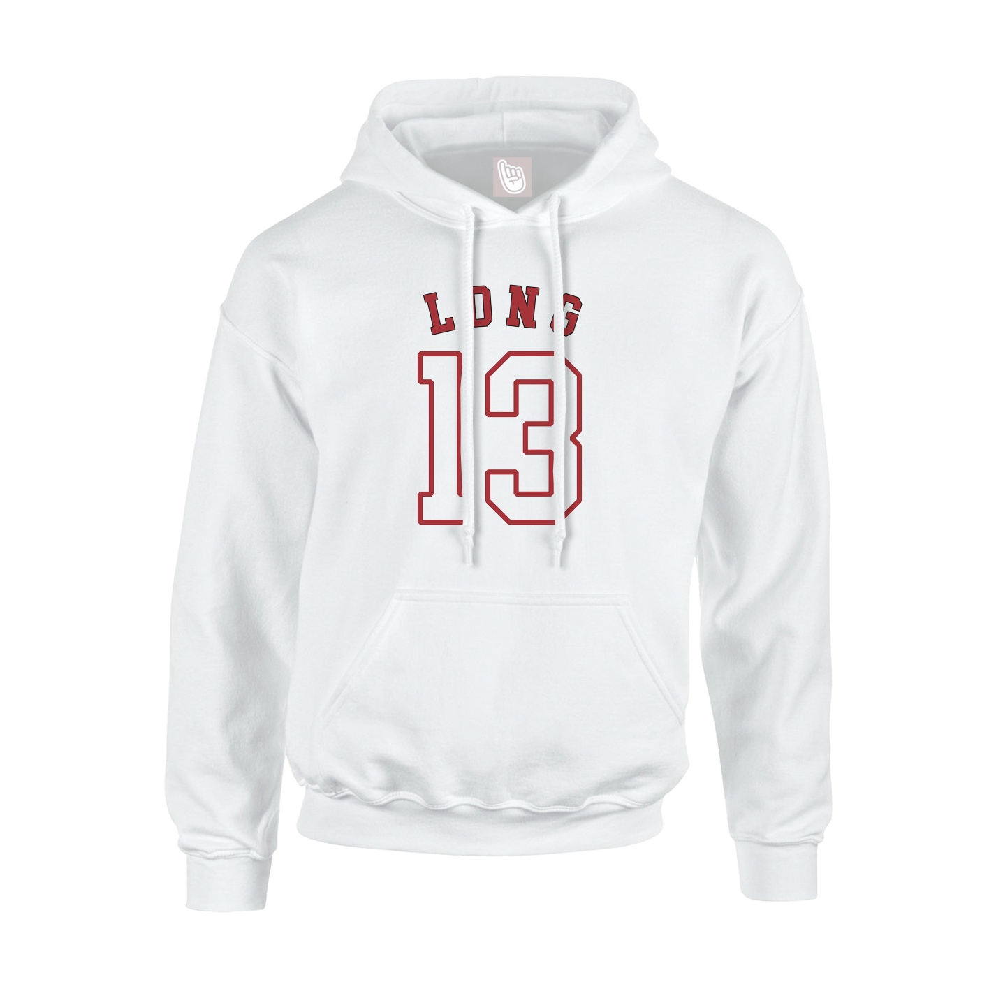 Youth Hoodie — Shirsey Arch in White