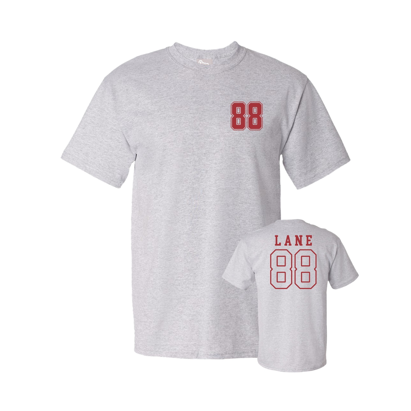 Tee — Chest Back in Grey