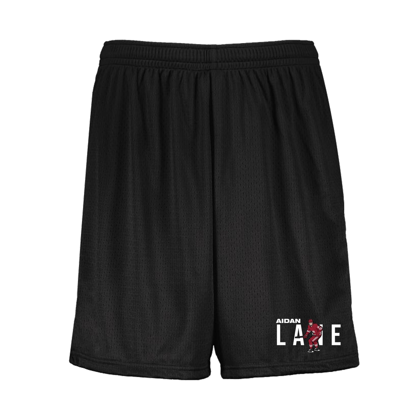 Shorts — Player Name in Black