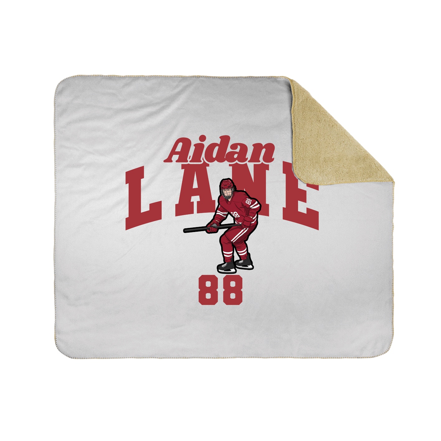 Throw Blanket — Signature Arch in White