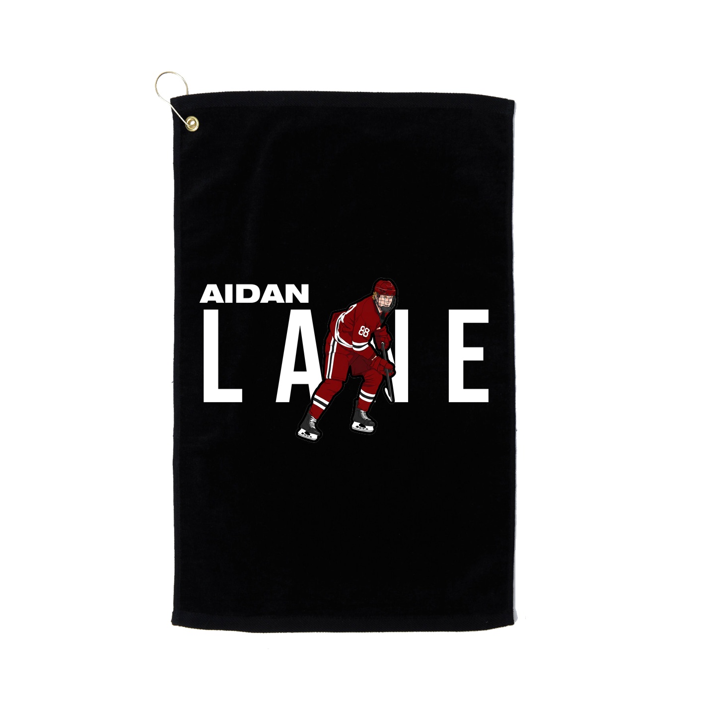Golf Towel — Player Name in Black