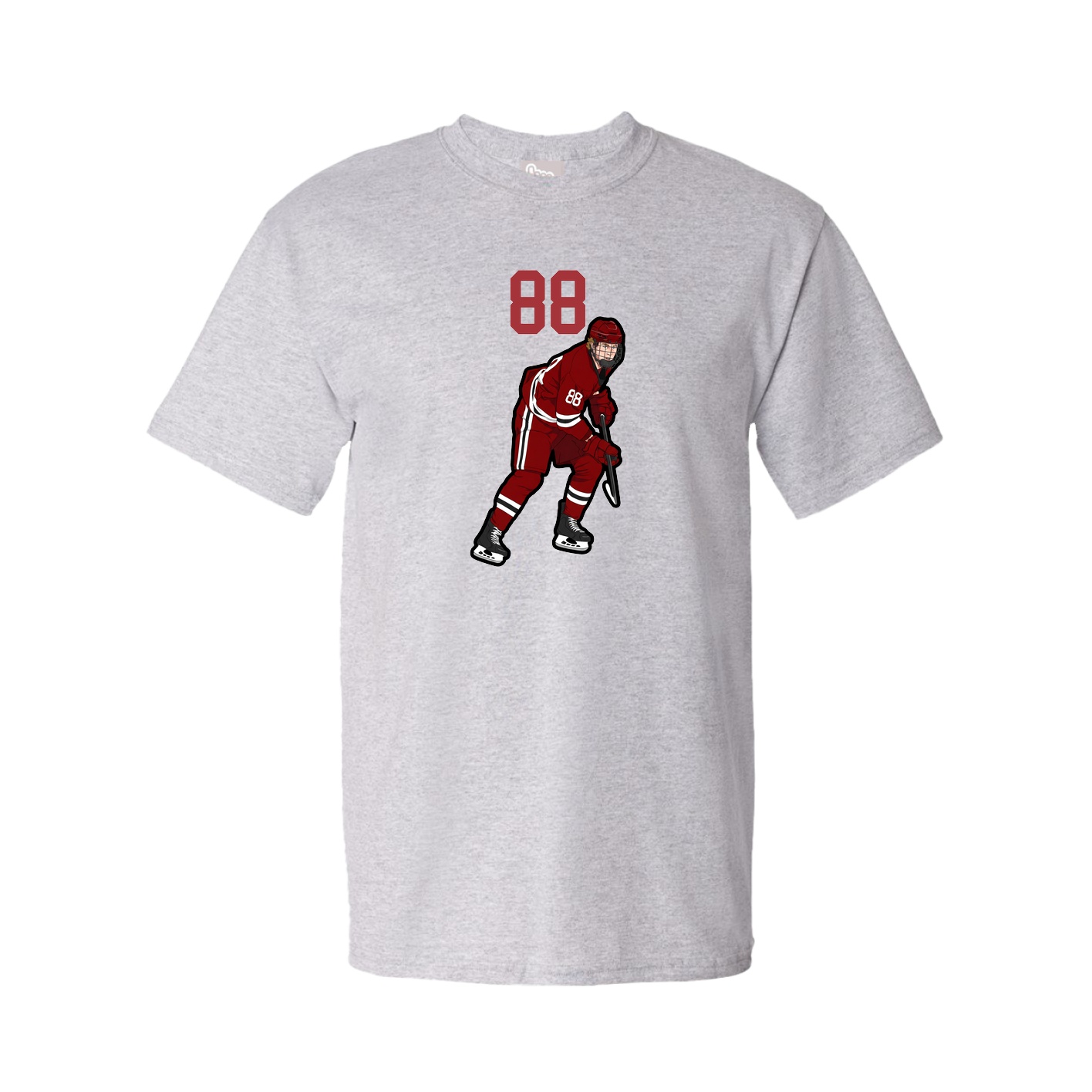 Youth Tee — Number Top in Grey