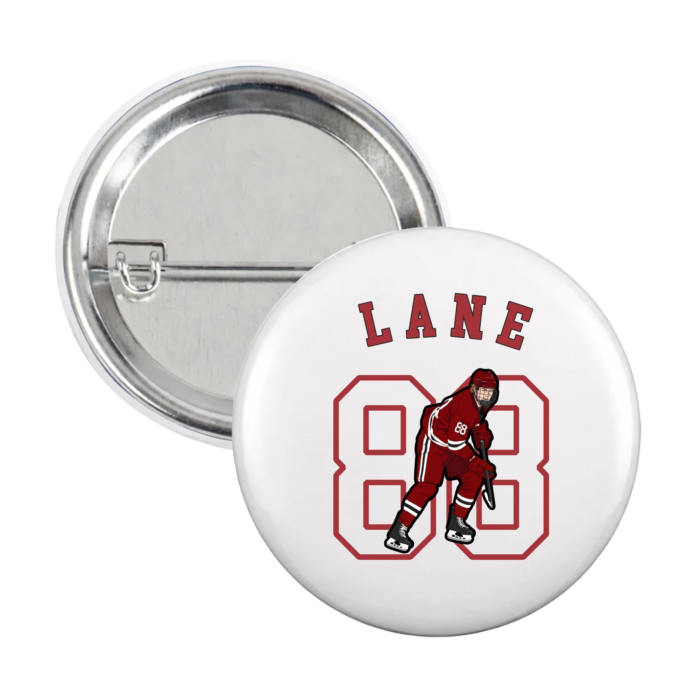 Game Day Button — Shirsey Arch in White
