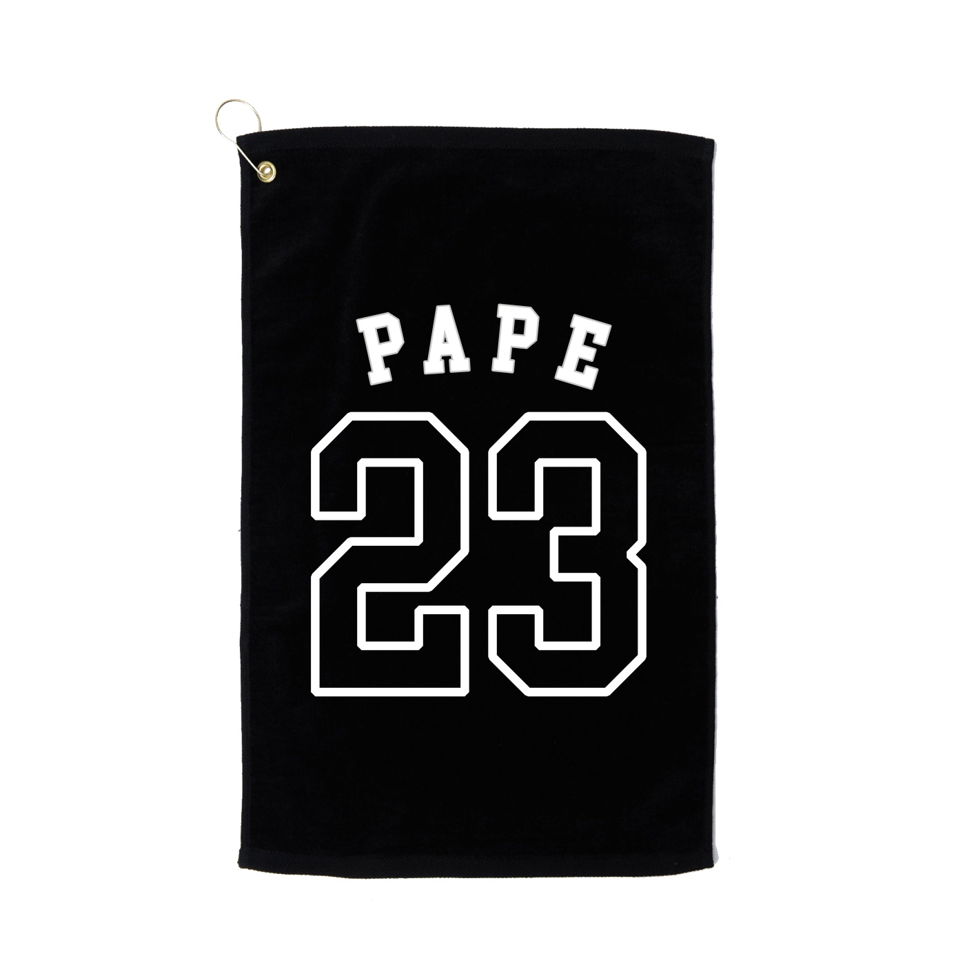 Golf Towel — Shirsey Arch in Black