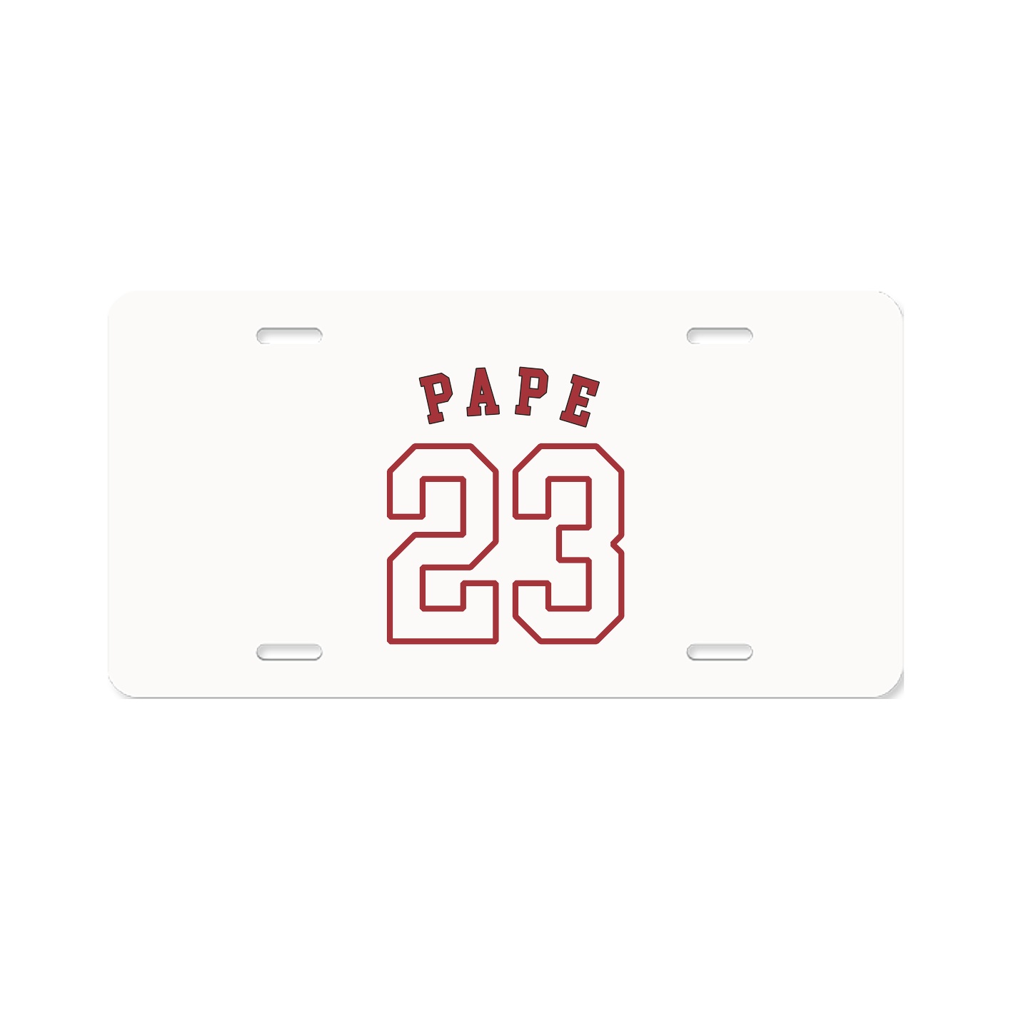 License Plate — Shirsey Arch in Classic