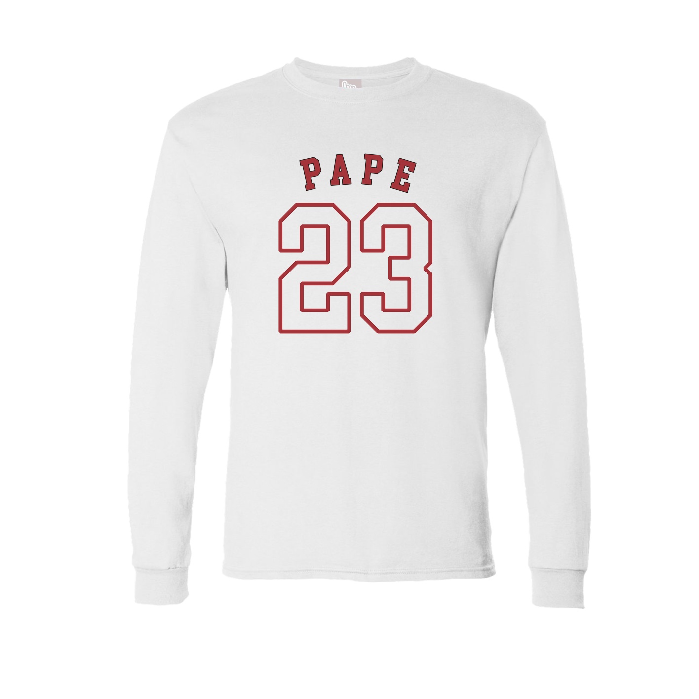 Long Sleeve Tee — Shirsey Arch in White