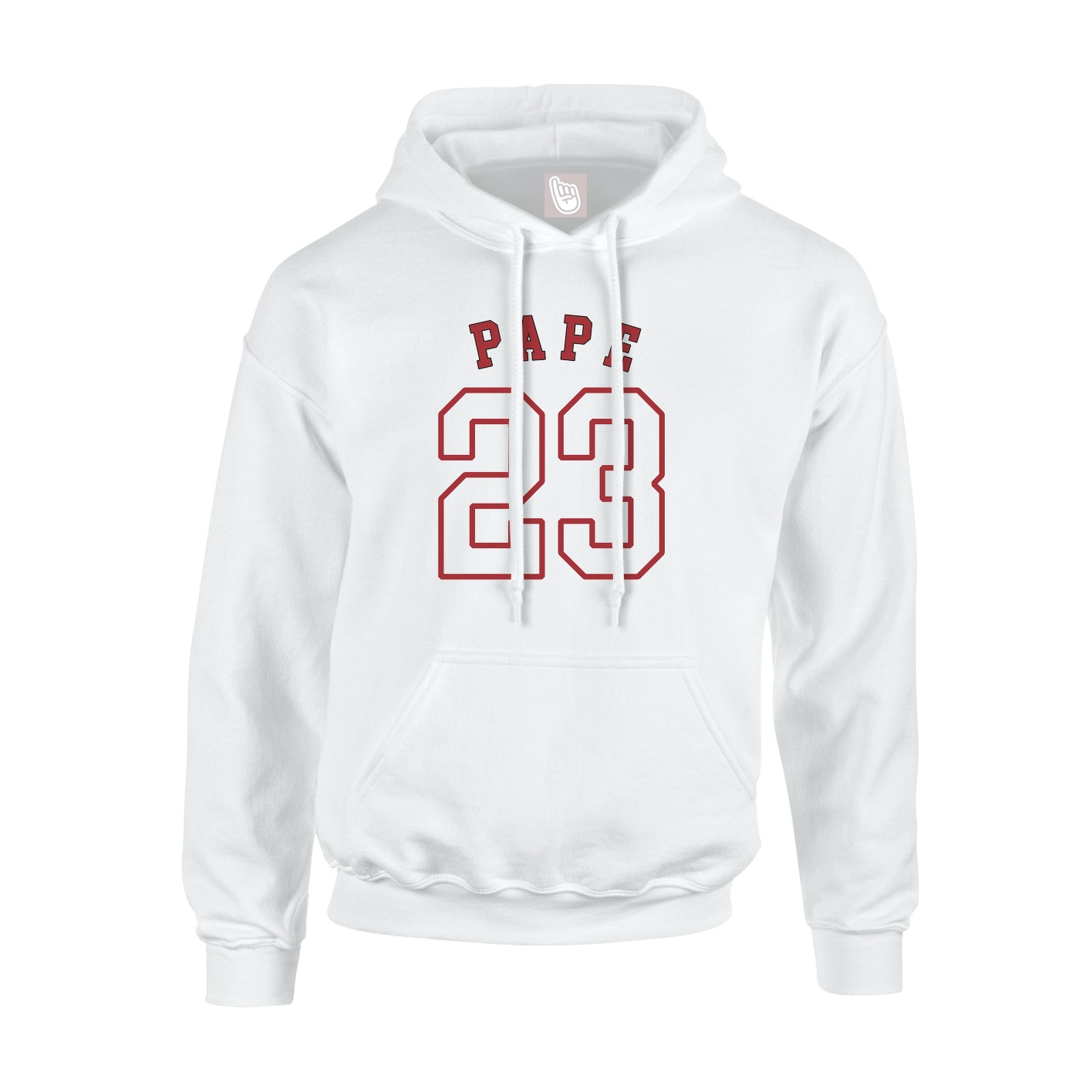 Youth Hoodie — Shirsey Arch in White