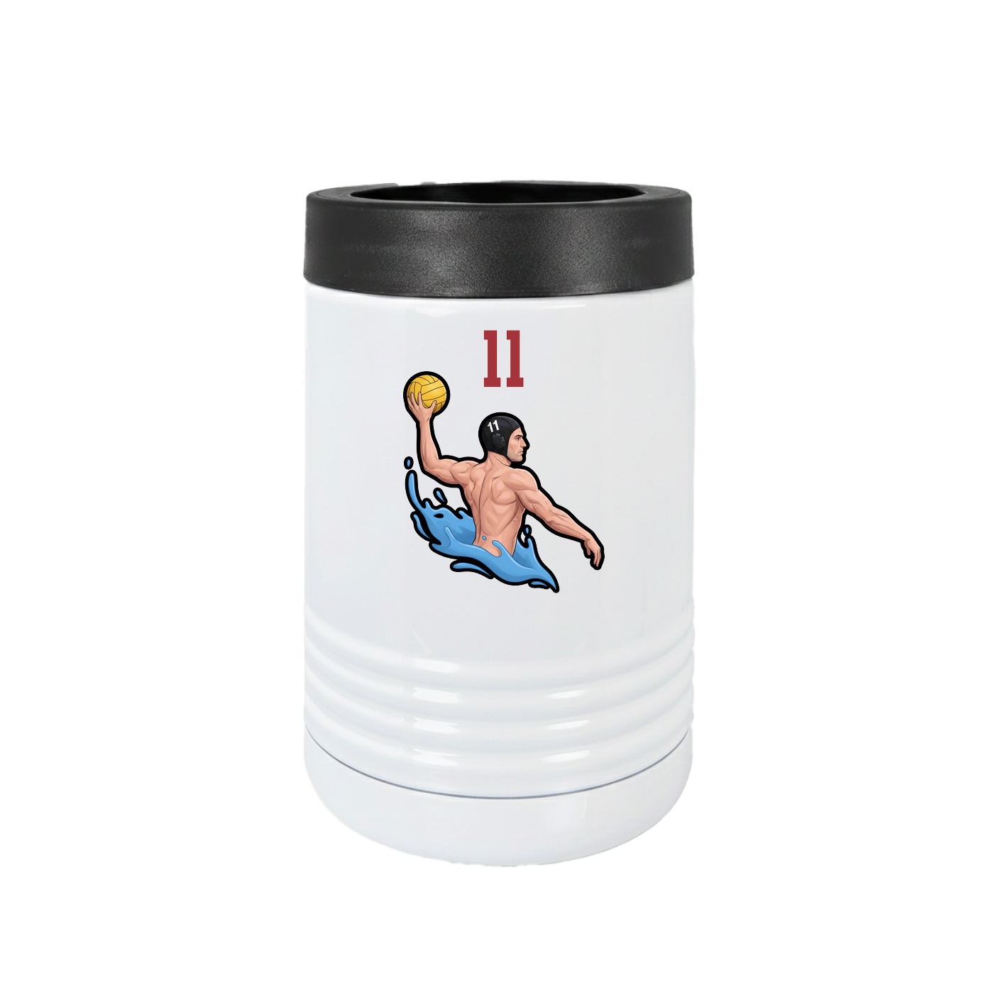 Beverage Holder — Number Top in White