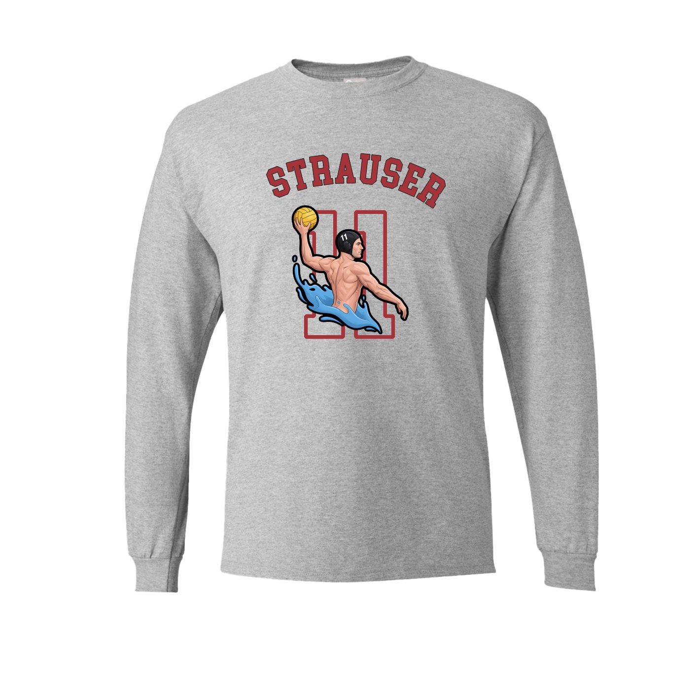 Long Sleeve Tee — Shirsey Arch in Grey