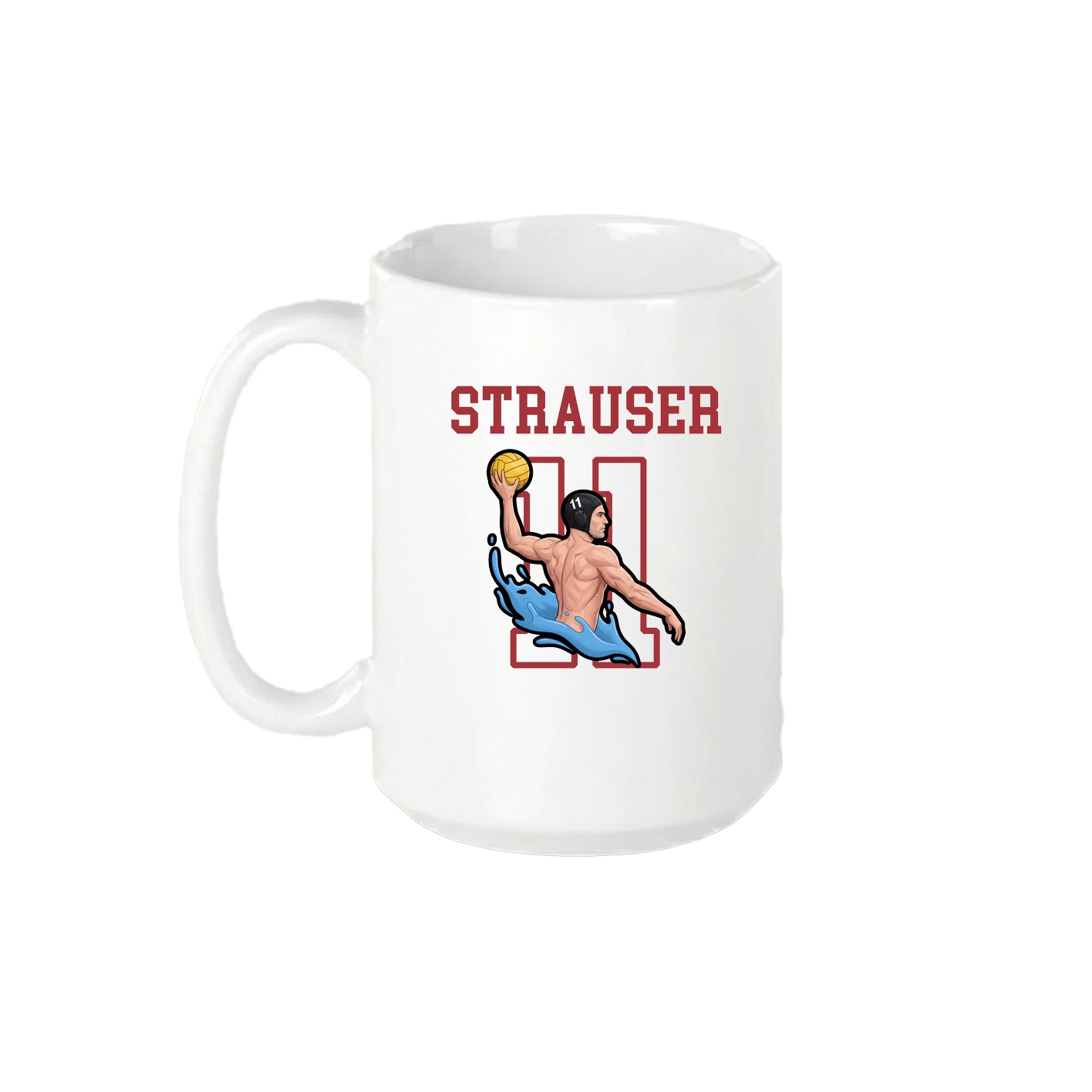 15oz Coffee Mug — Shirsey in White