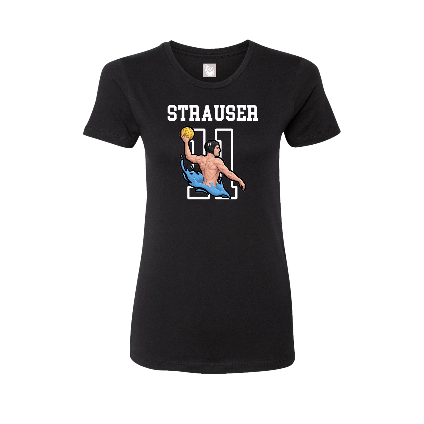 Fitted Women's Tee — Shirsey in Black