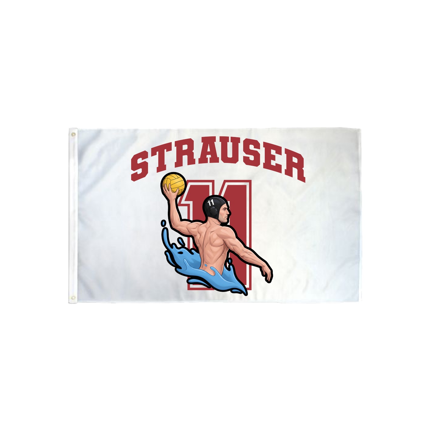 3x5 Flag — Number in Classic