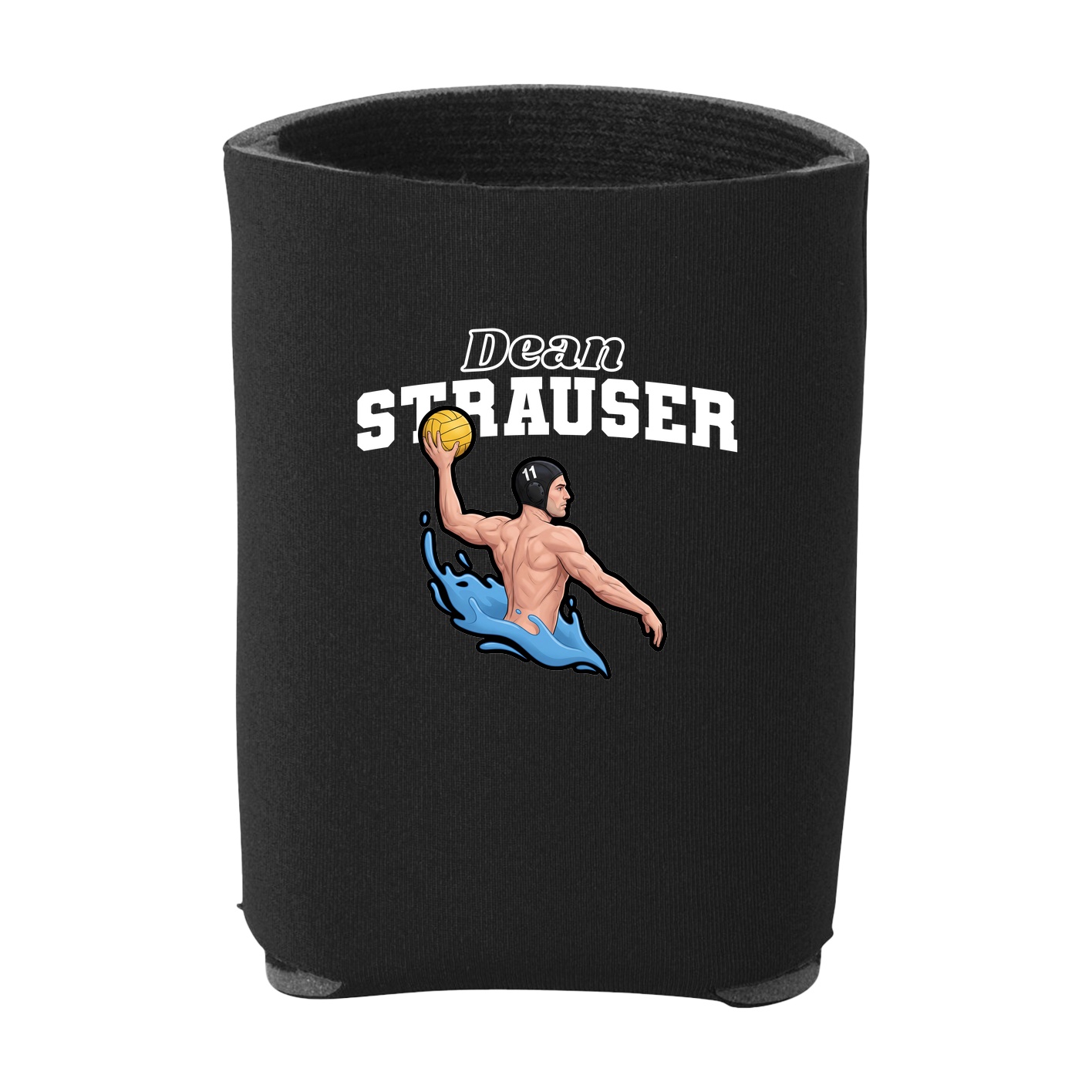 Can Holder — Name Arch in Black