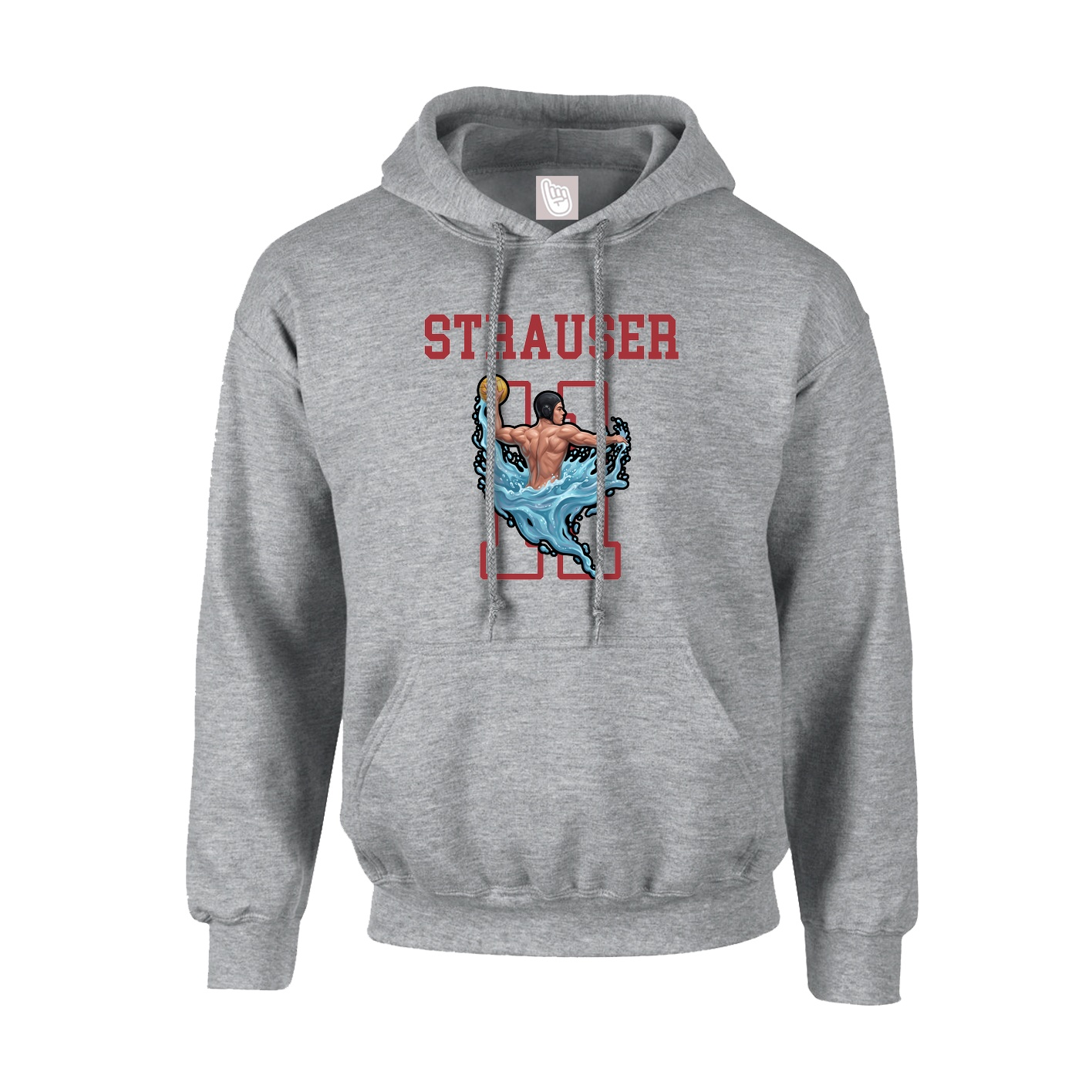 Hoodie — Shirsey in Grey