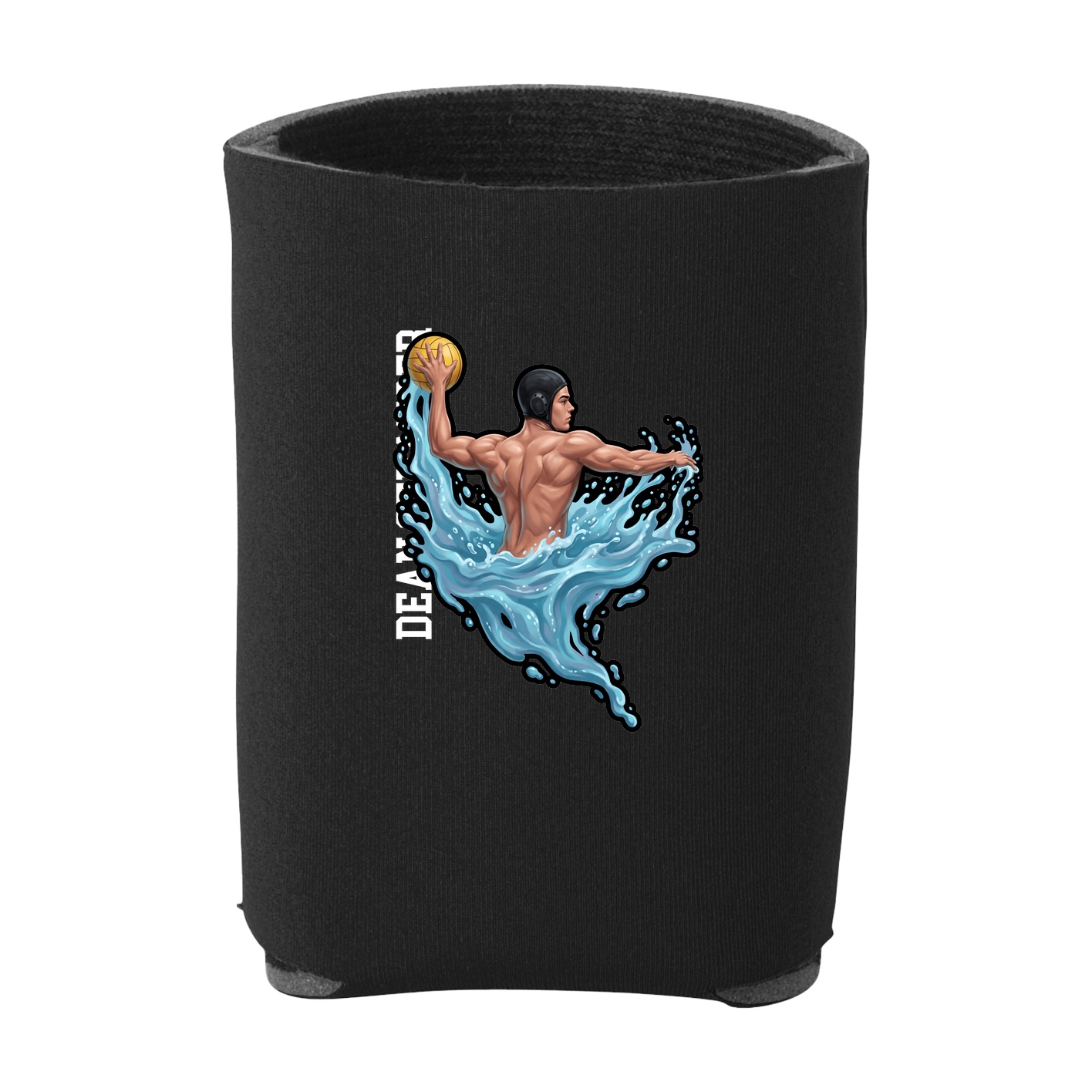 Can Holder — Name Vertical in Black