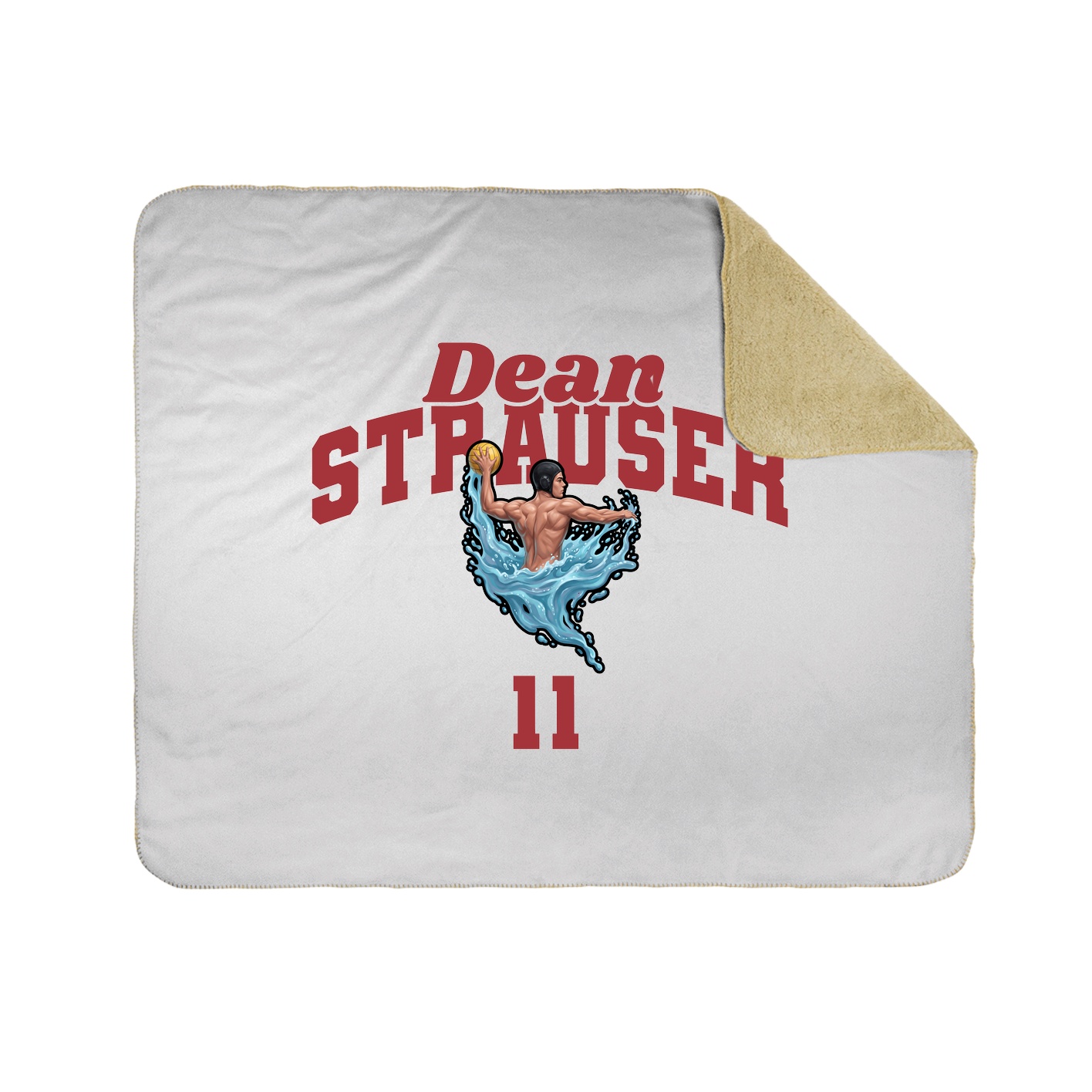 Throw Blanket — Signature Arch in White