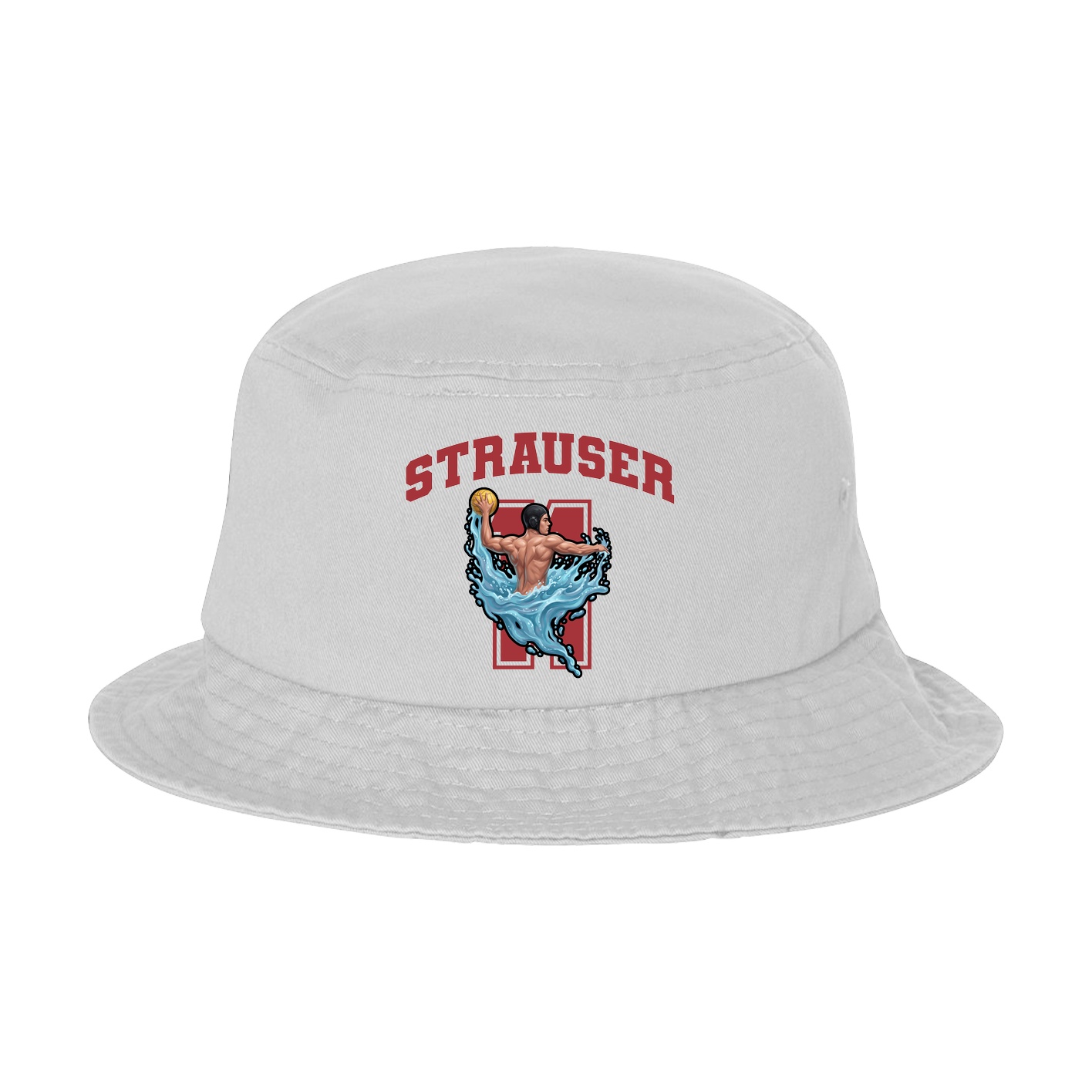Bucket Cap — Number in White