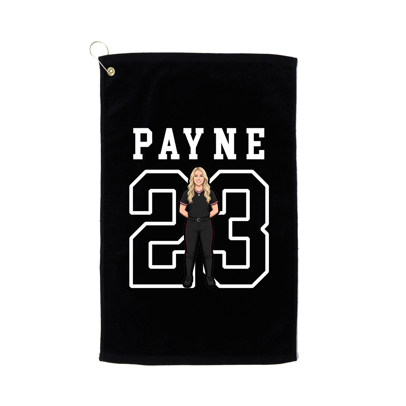 Golf Towel — Shirsey in Black