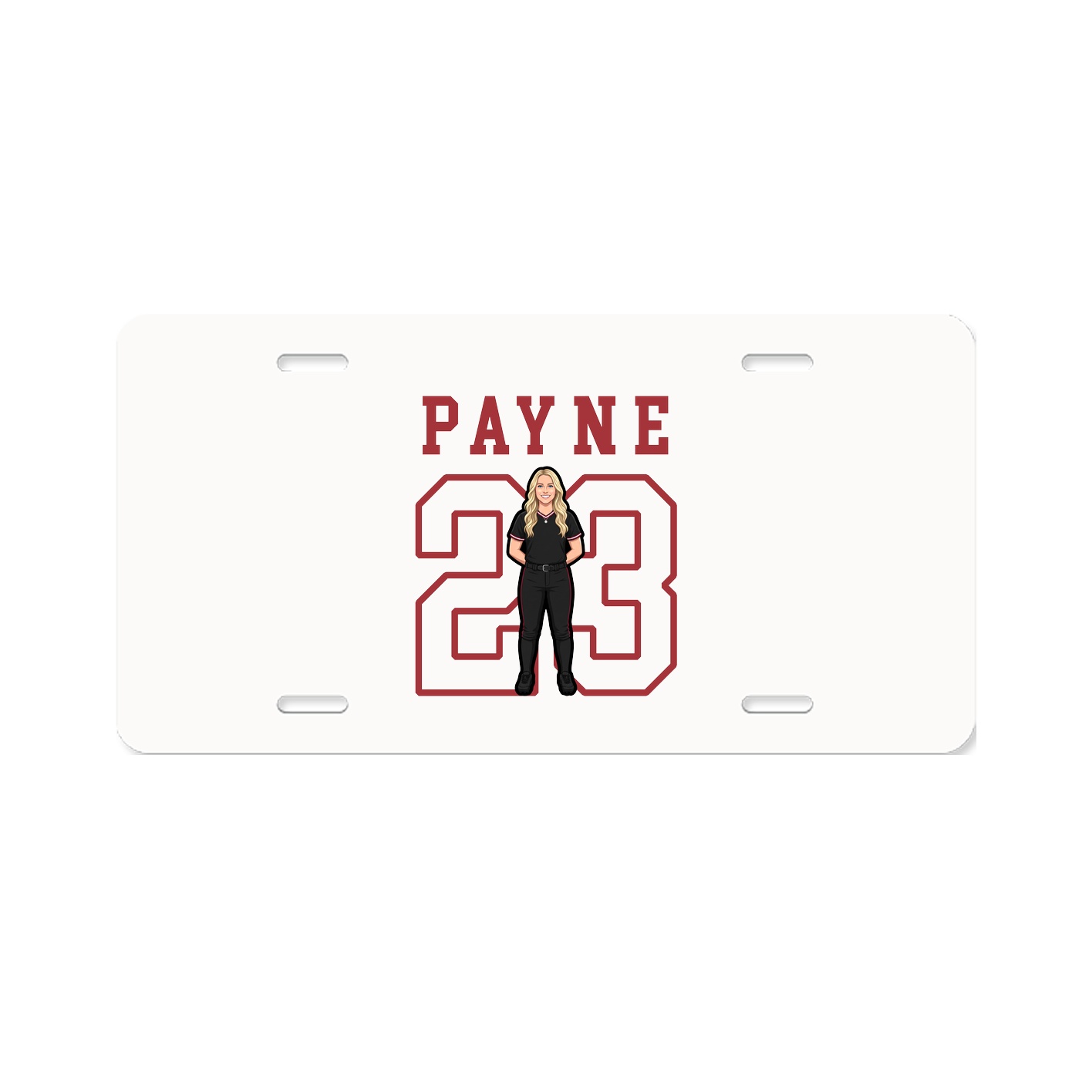 License Plate — Shirsey in Classic