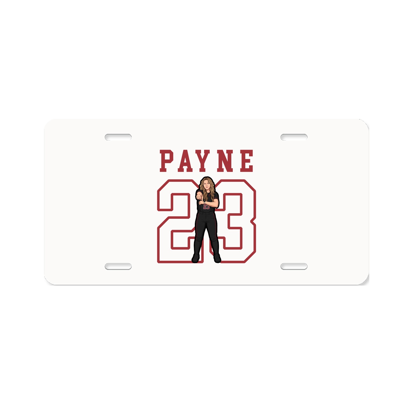 License Plate — Shirsey in Classic