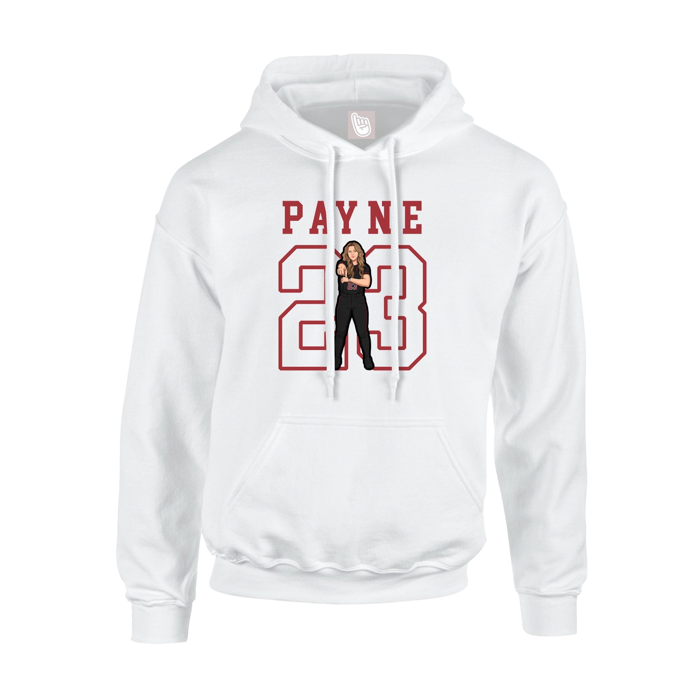 Youth Hoodie — Shirsey in White