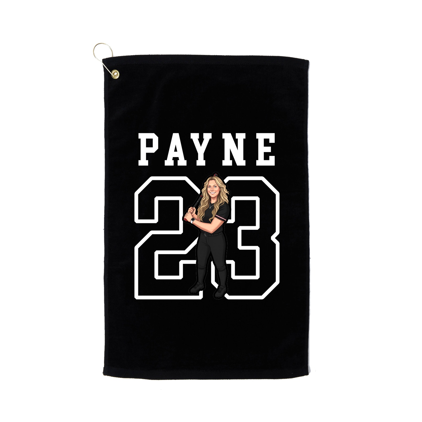 Golf Towel — Shirsey in Black