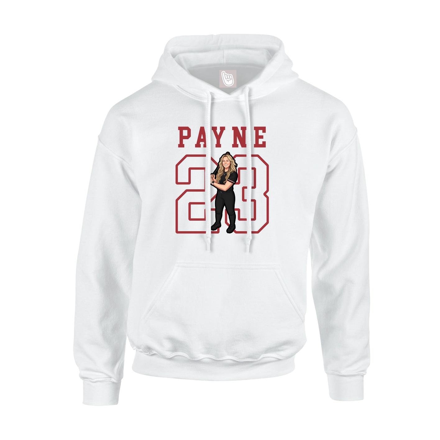 Hoodie — Shirsey in White