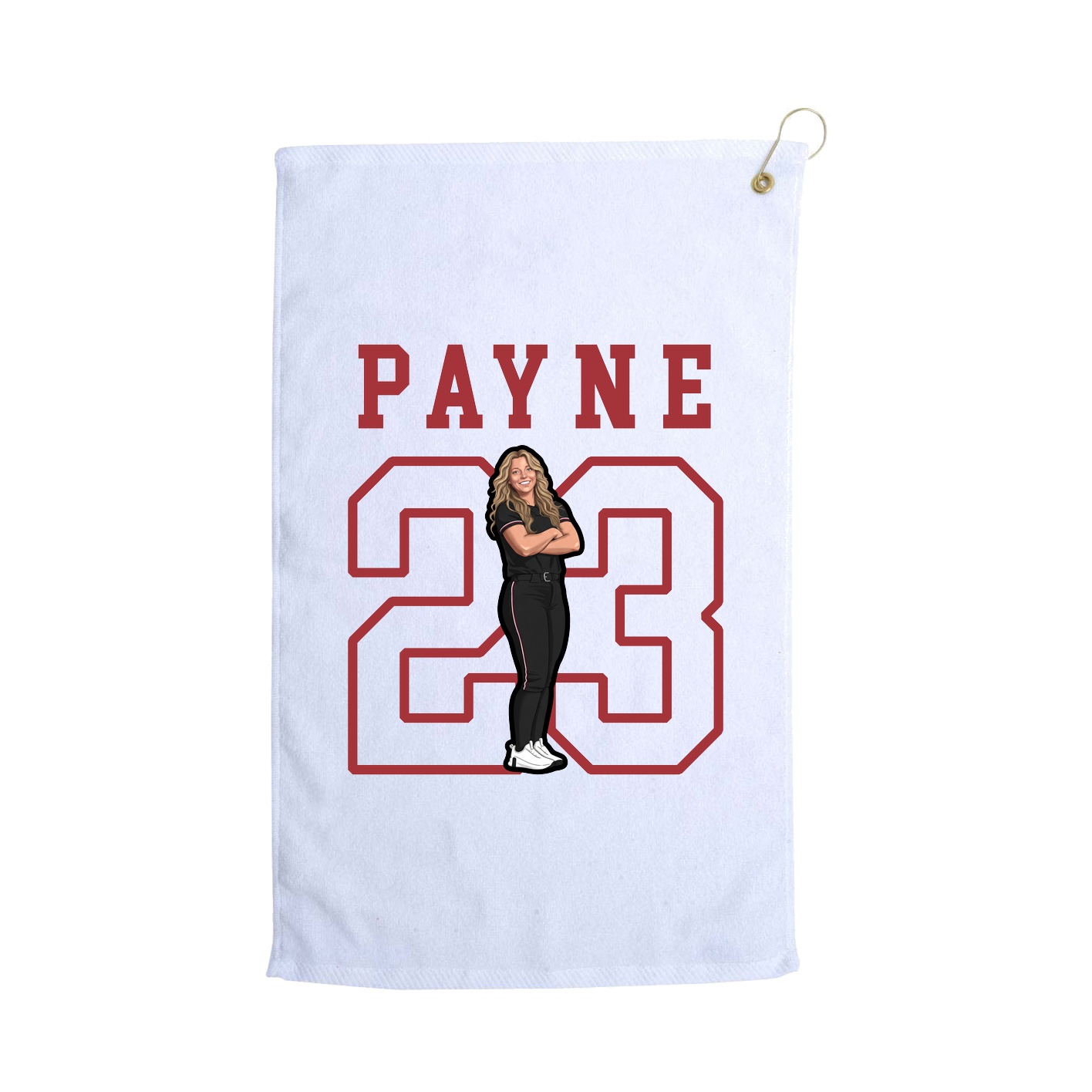 Golf Towel — Shirsey in White