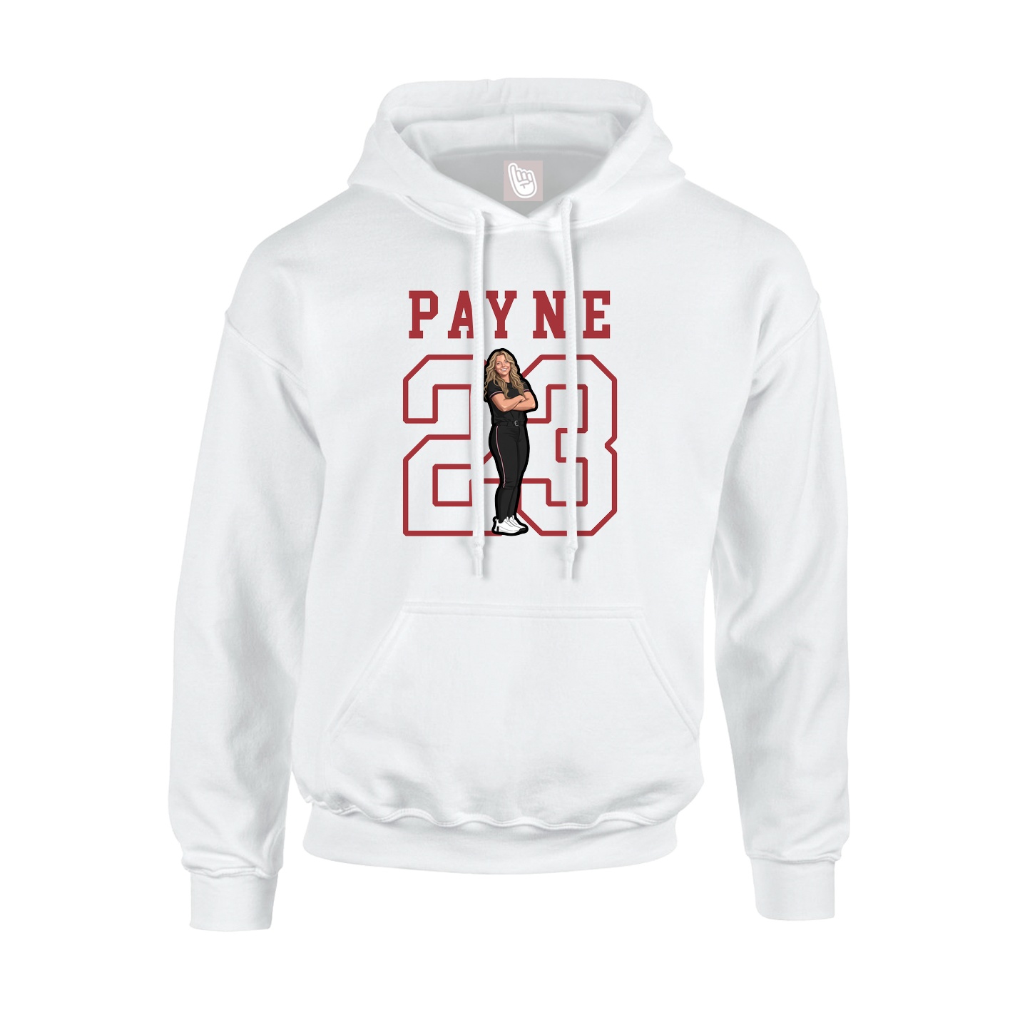 Youth Hoodie — Shirsey in White