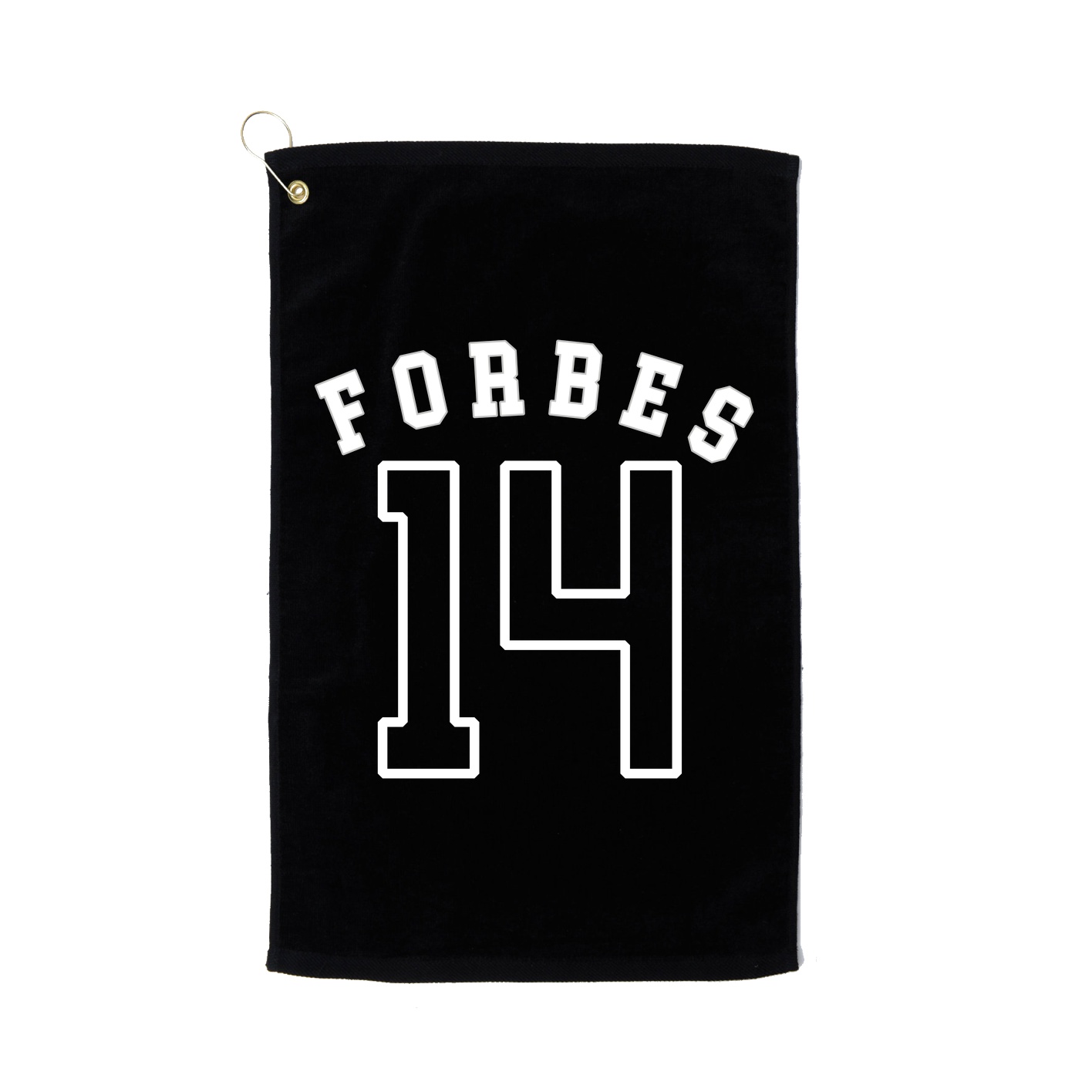 Golf Towel — Shirsey Arch in Black