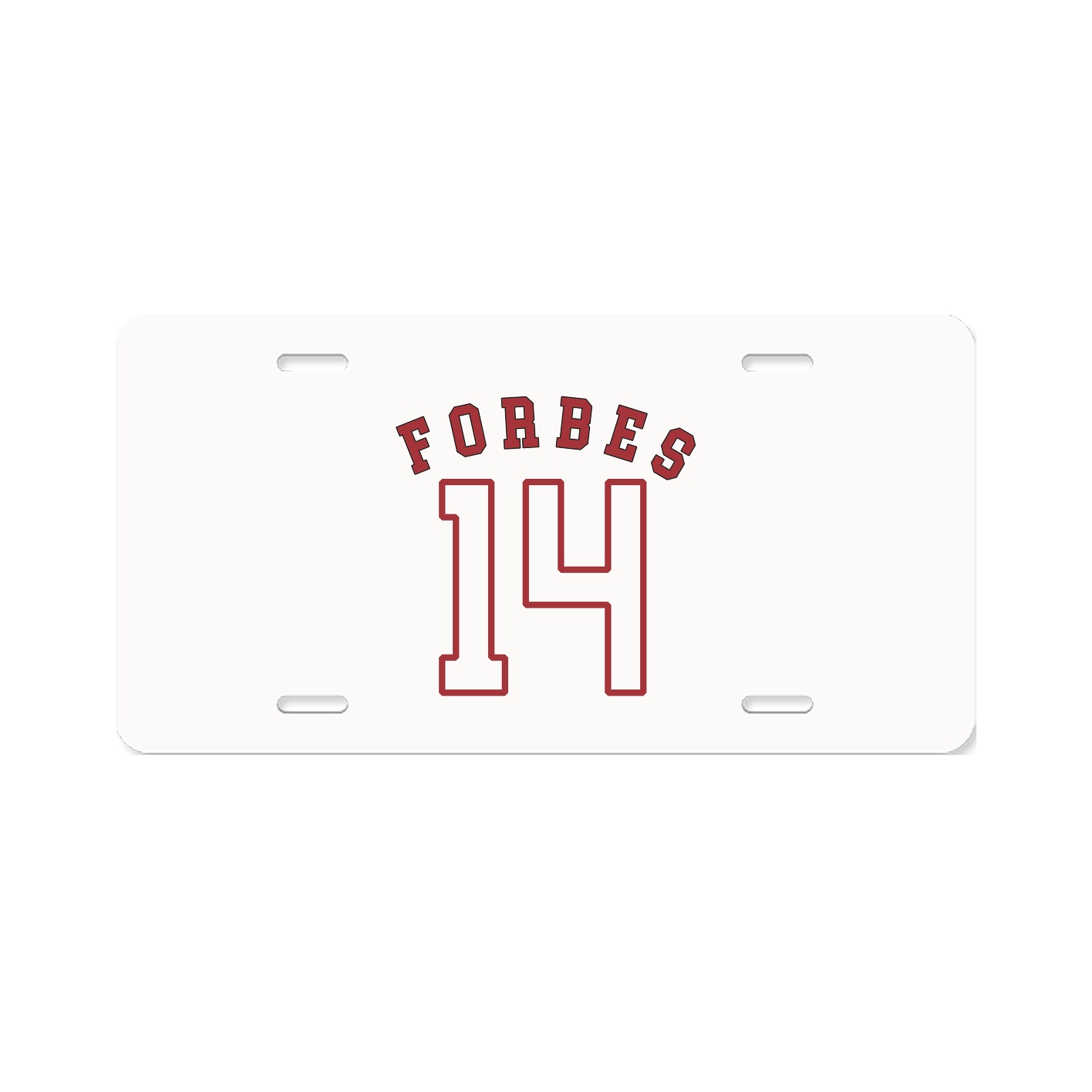 License Plate — Shirsey Arch in Classic