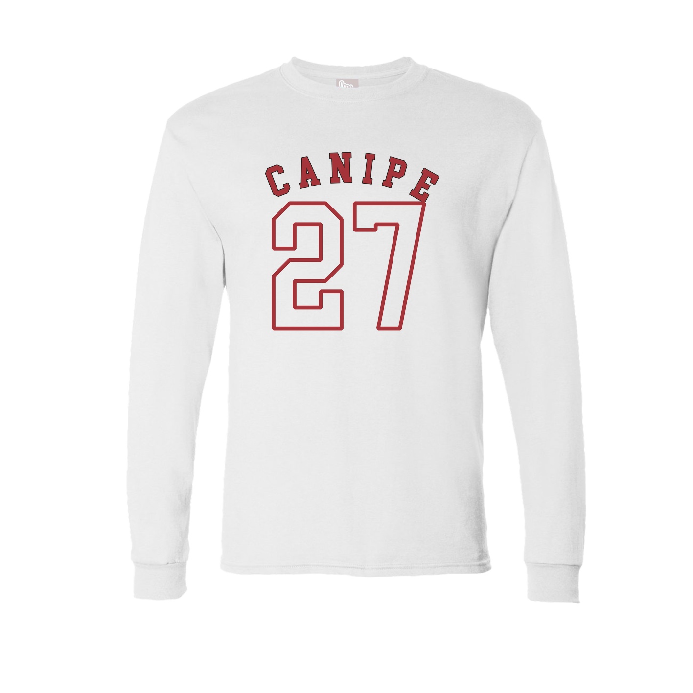 Long Sleeve Tee — Shirsey Arch in White