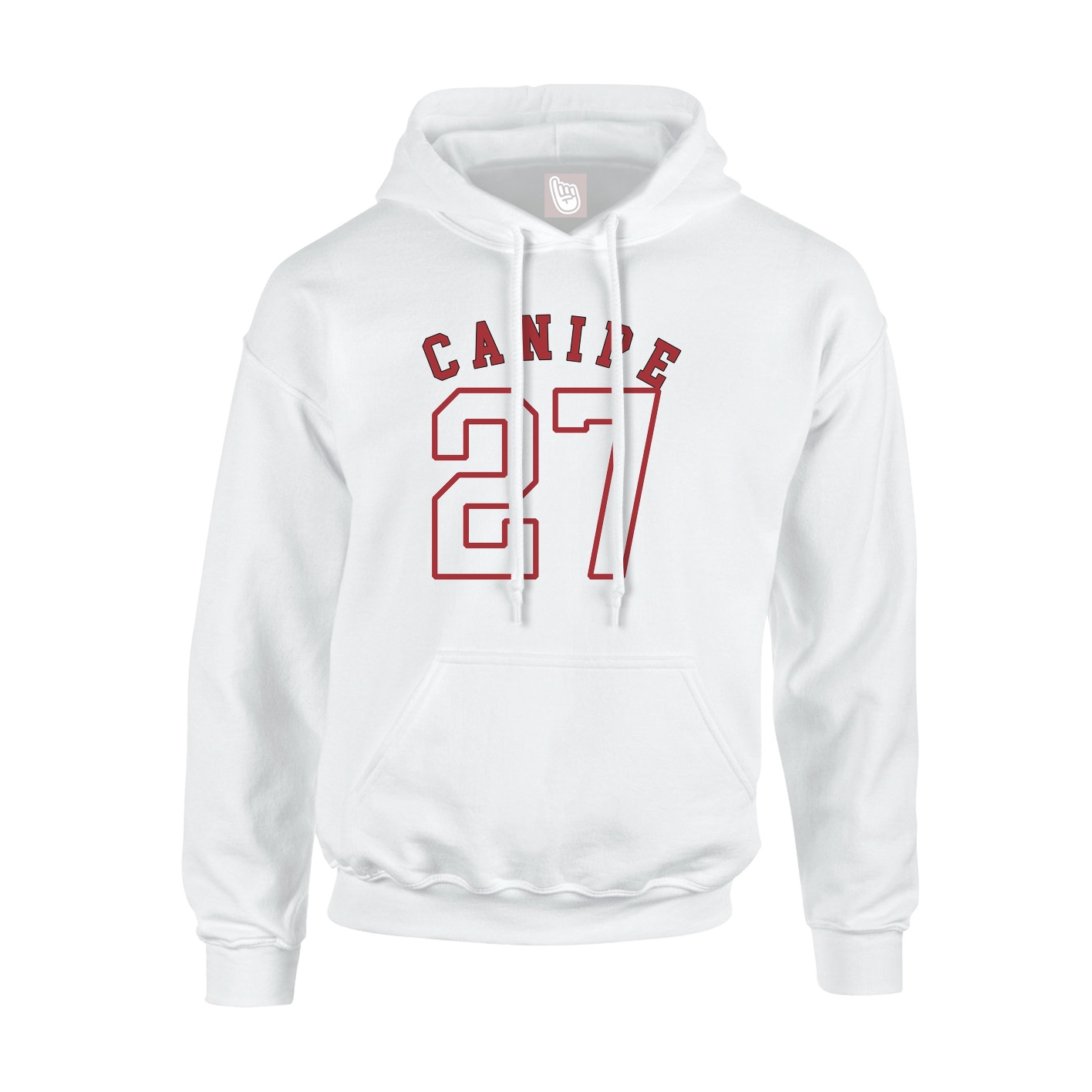 Hoodie — Shirsey Arch in White